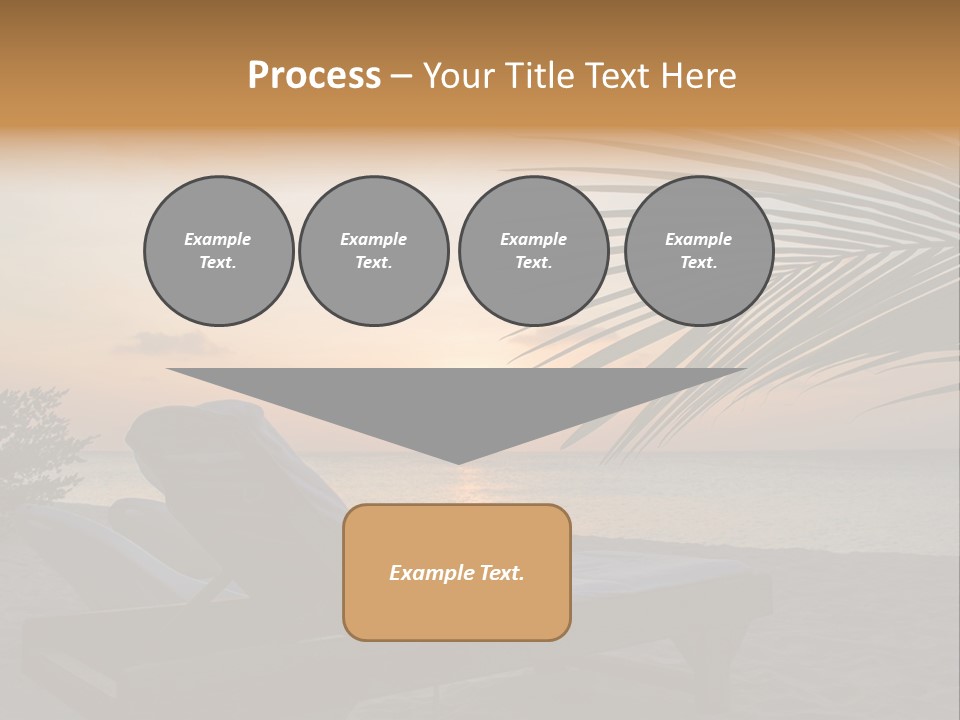 Beach Summer Palm PowerPoint Template