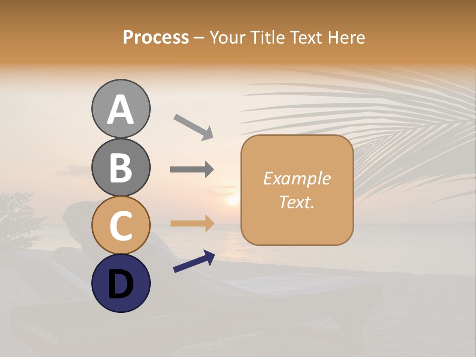 Beach Summer Palm PowerPoint Template