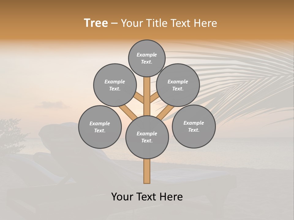 Beach Summer Palm PowerPoint Template