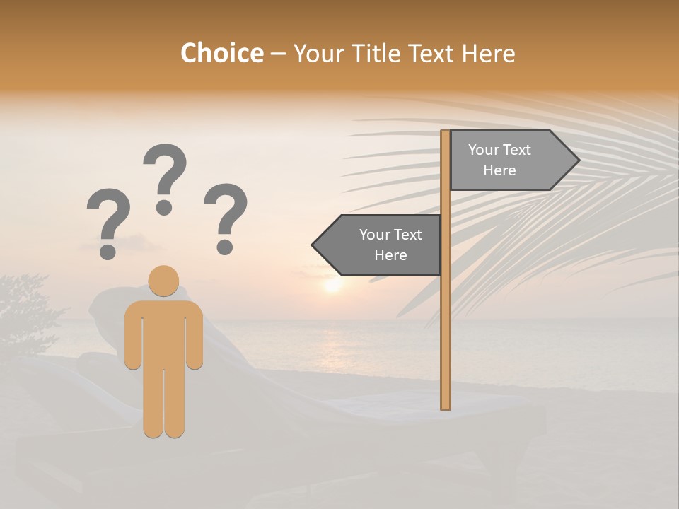 Beach Summer Palm PowerPoint Template