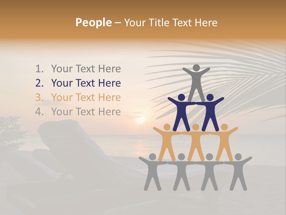 Beach Summer Palm PowerPoint Template