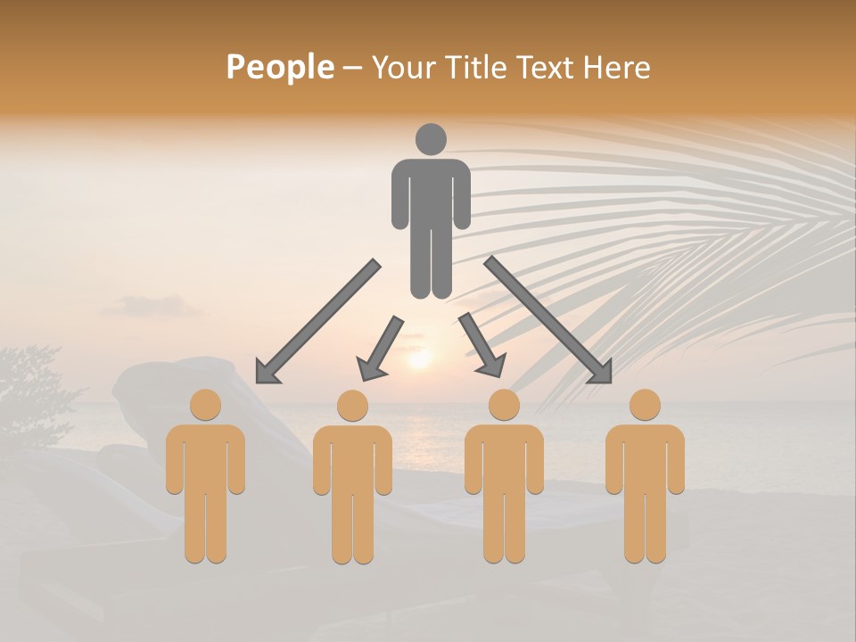 Beach Summer Palm PowerPoint Template