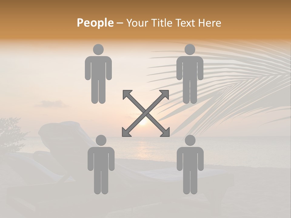 Beach Summer Palm PowerPoint Template