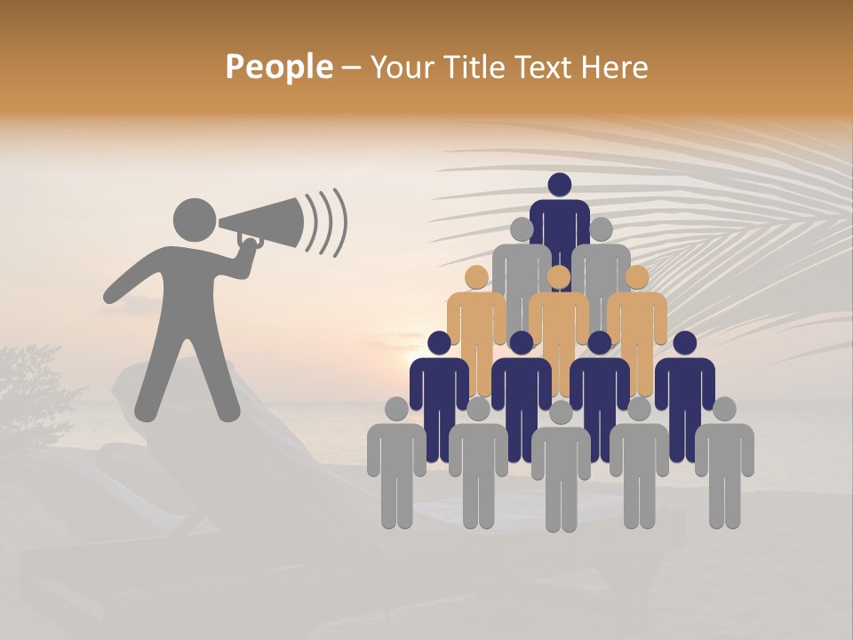 Beach Summer Palm PowerPoint Template