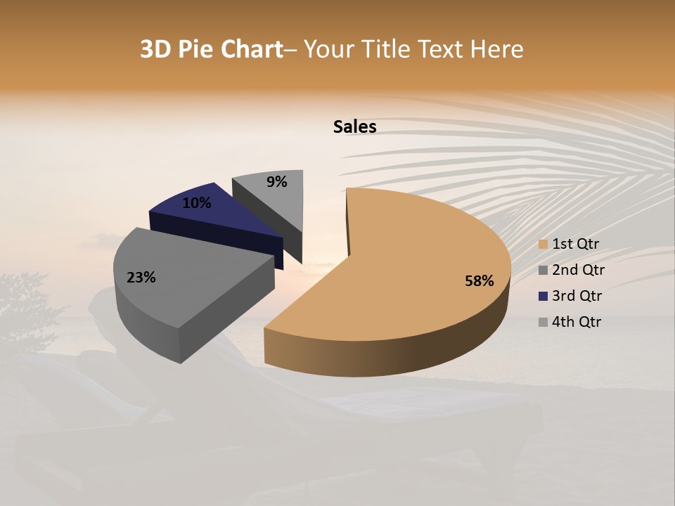 Beach Summer Palm PowerPoint Template