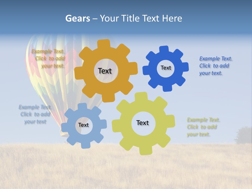Aeronautical California Float PowerPoint Template