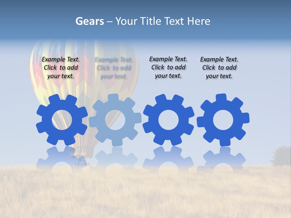 Aeronautical California Float PowerPoint Template