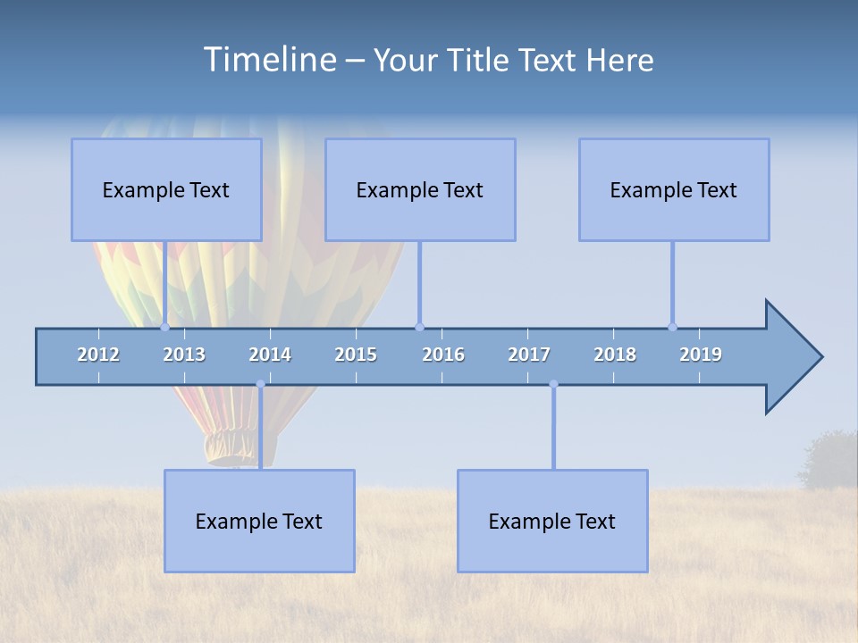 Aeronautical California Float PowerPoint Template