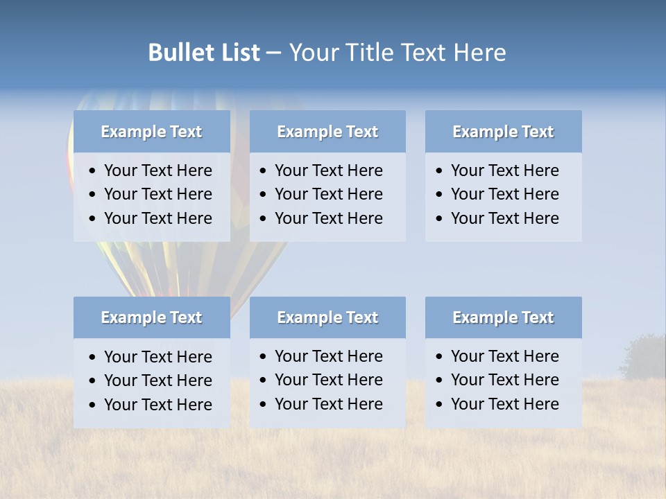 Aeronautical California Float PowerPoint Template