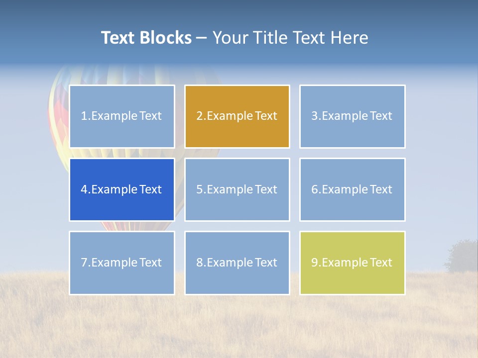 Aeronautical California Float PowerPoint Template