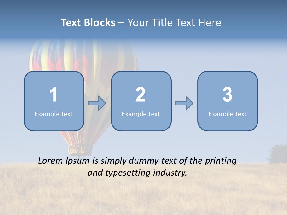 Aeronautical California Float PowerPoint Template