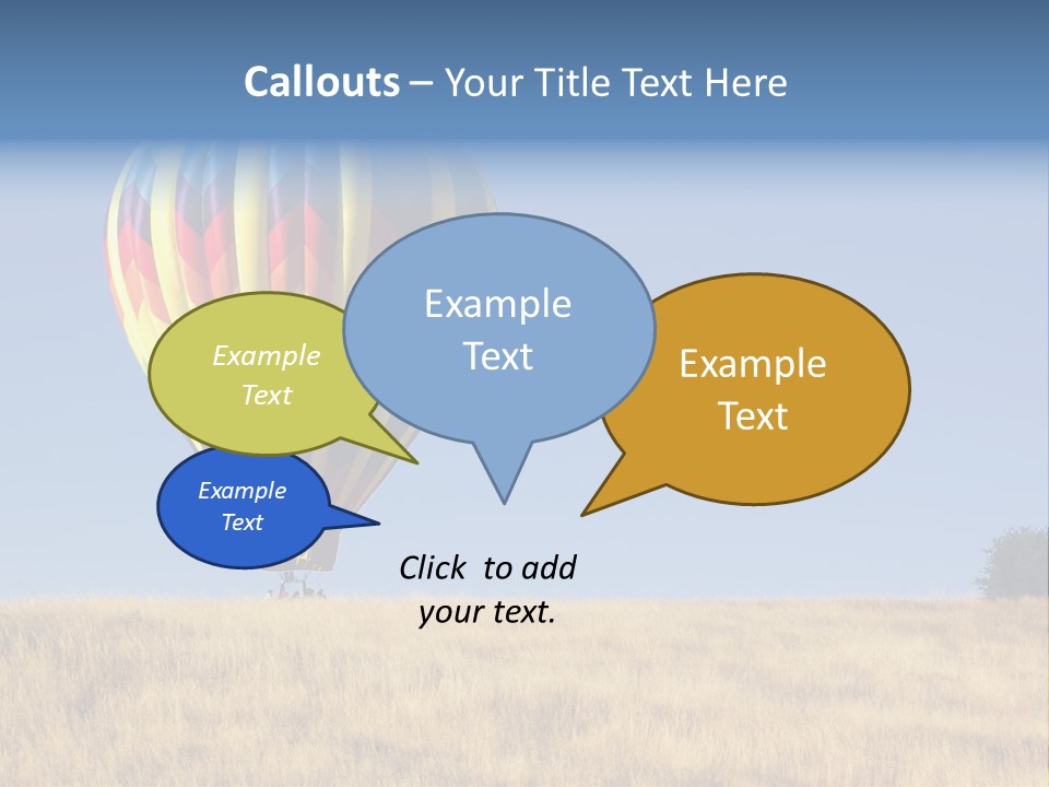 Aeronautical California Float PowerPoint Template