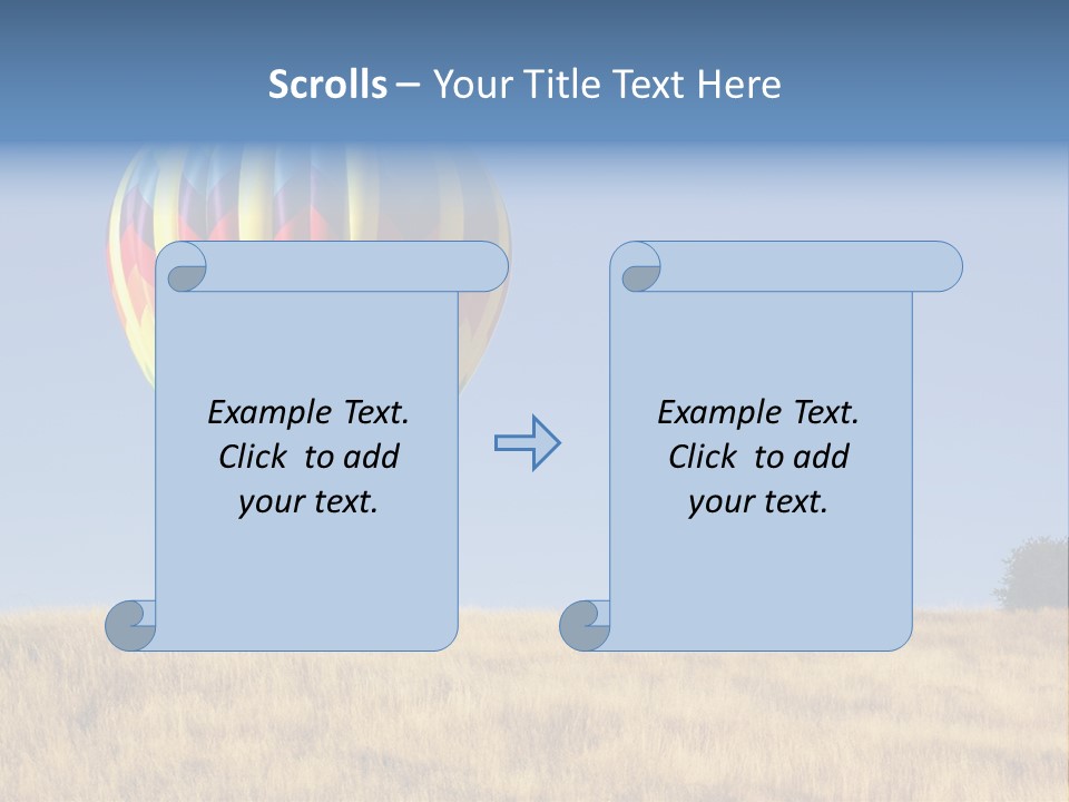 Aeronautical California Float PowerPoint Template