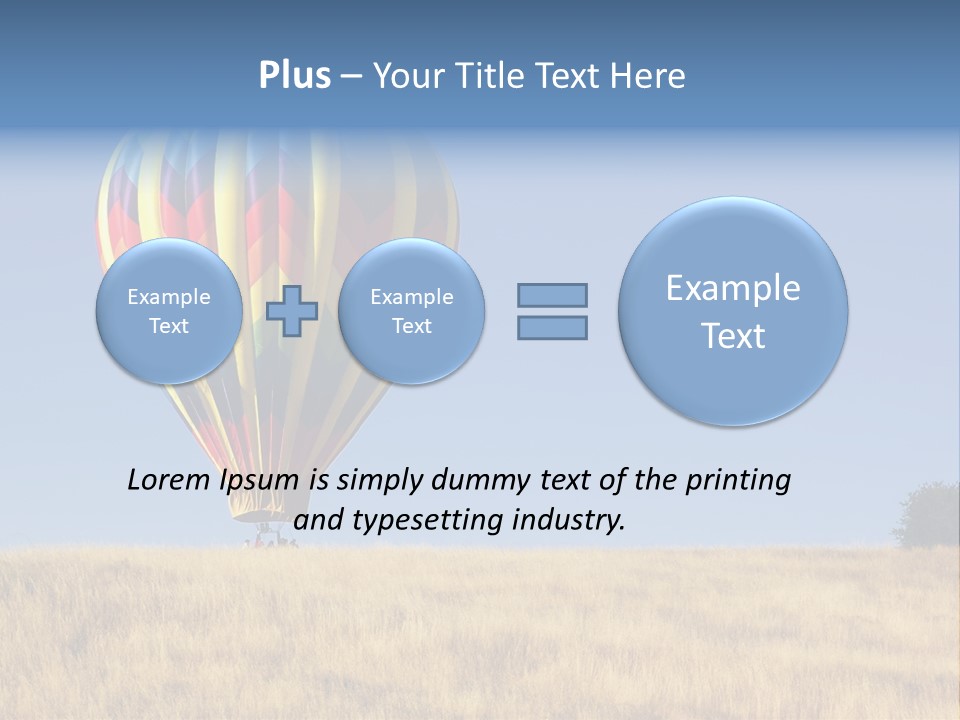 Aeronautical California Float PowerPoint Template
