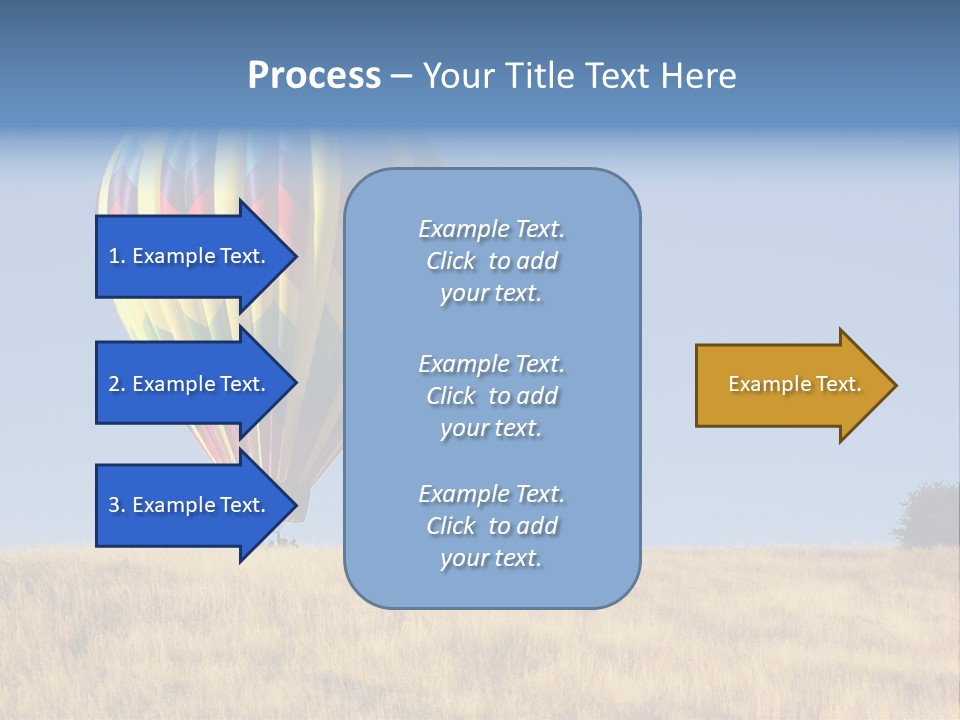 Aeronautical California Float PowerPoint Template