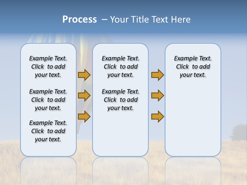 Aeronautical California Float PowerPoint Template