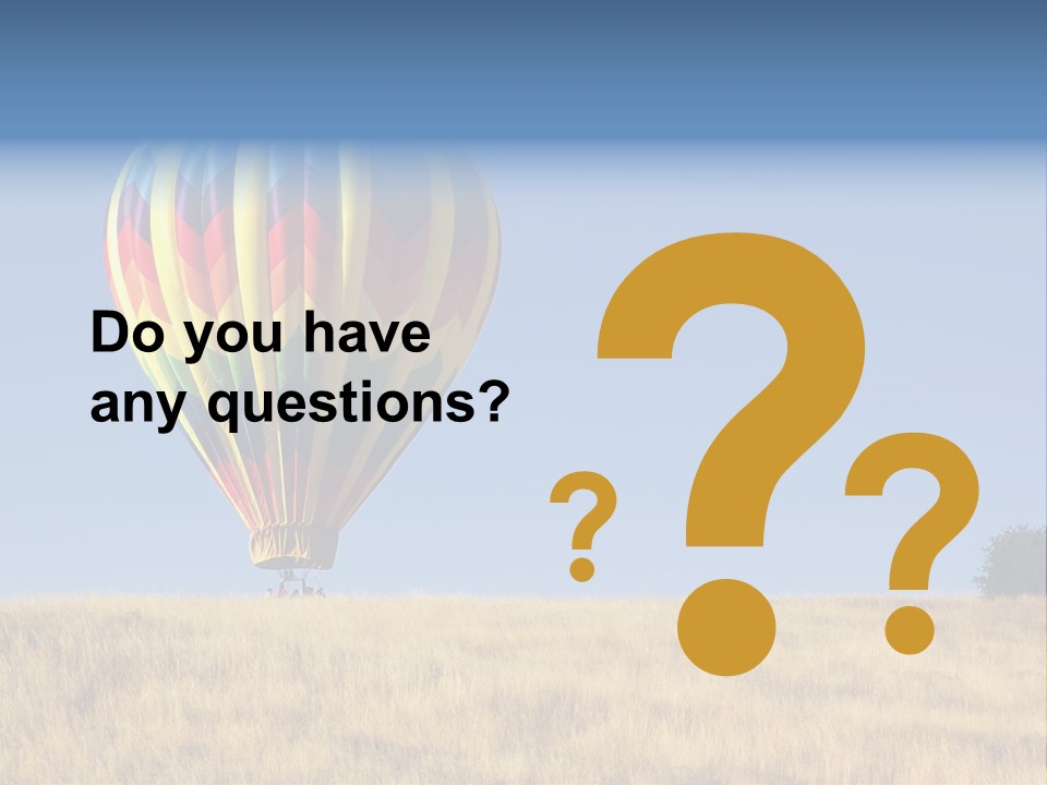 Aeronautical California Float PowerPoint Template