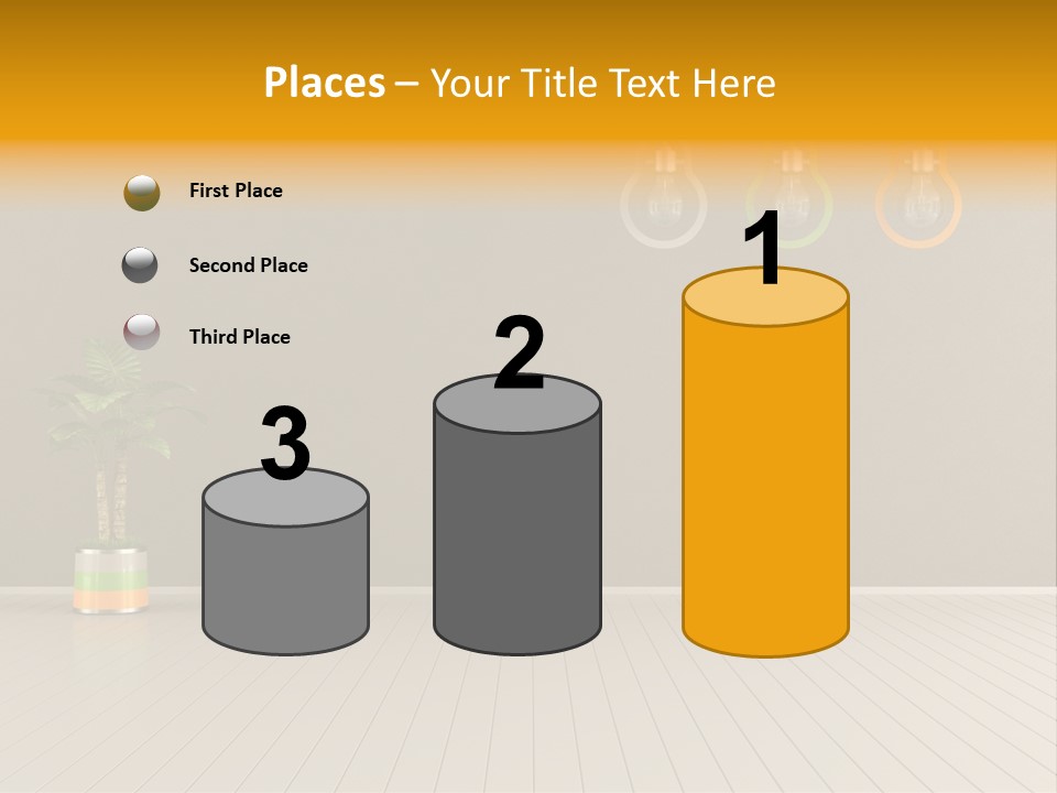 Lamp Style Floor PowerPoint Template