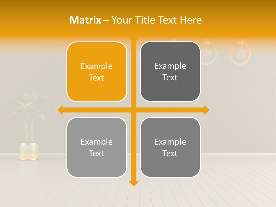Lamp Style Floor PowerPoint Template