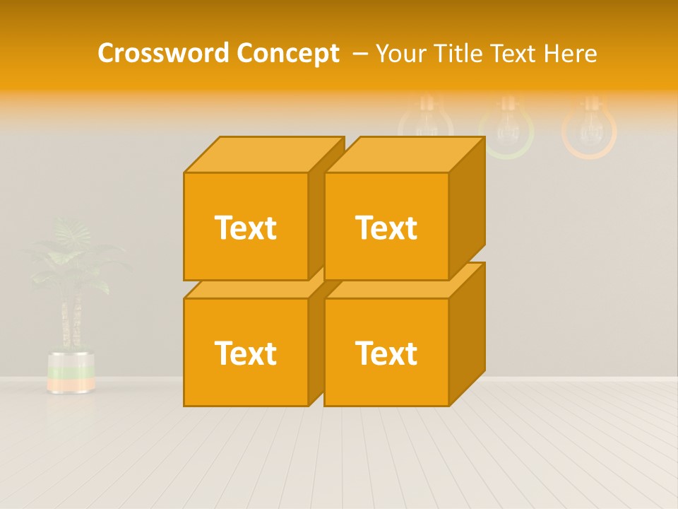 Lamp Style Floor PowerPoint Template