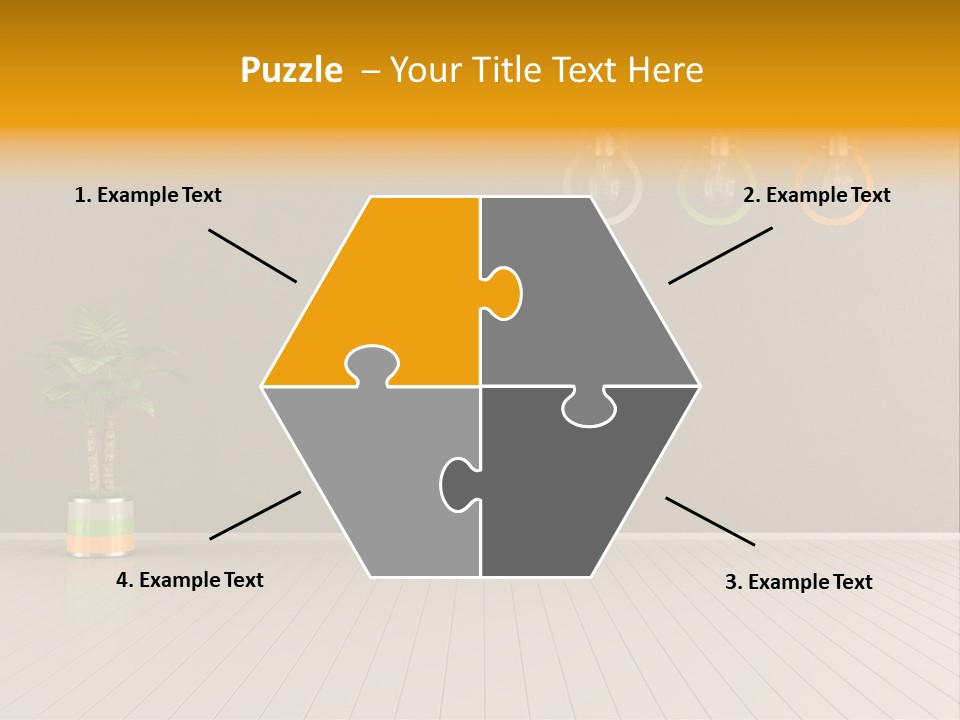 Lamp Style Floor PowerPoint Template