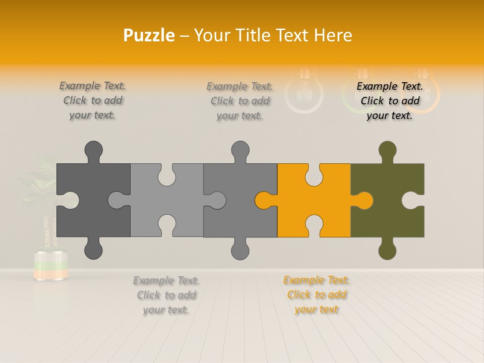 Lamp Style Floor PowerPoint Template