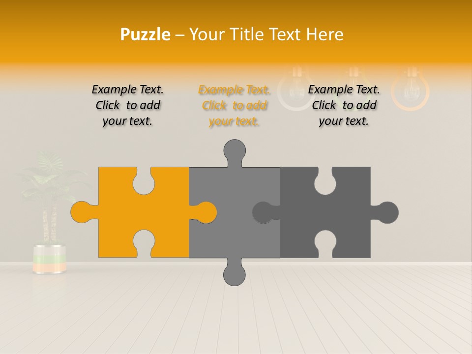 Lamp Style Floor PowerPoint Template