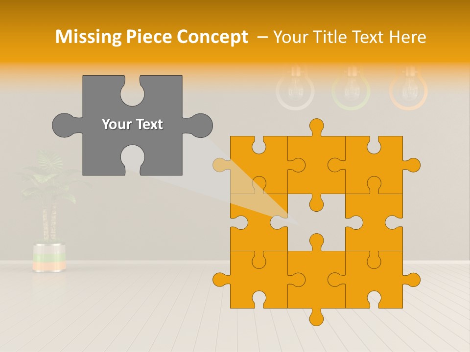 Lamp Style Floor PowerPoint Template