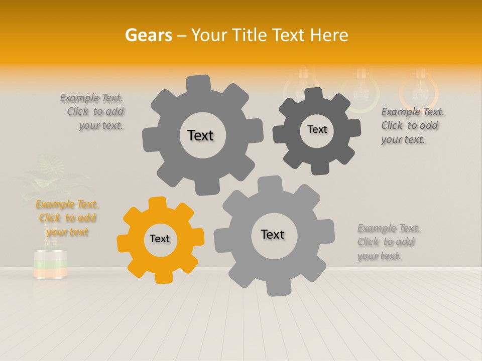 Lamp Style Floor PowerPoint Template