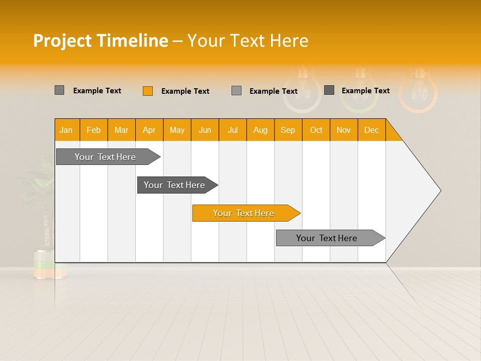 Lamp Style Floor PowerPoint Template