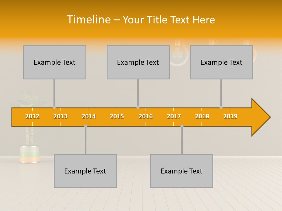 Lamp Style Floor PowerPoint Template