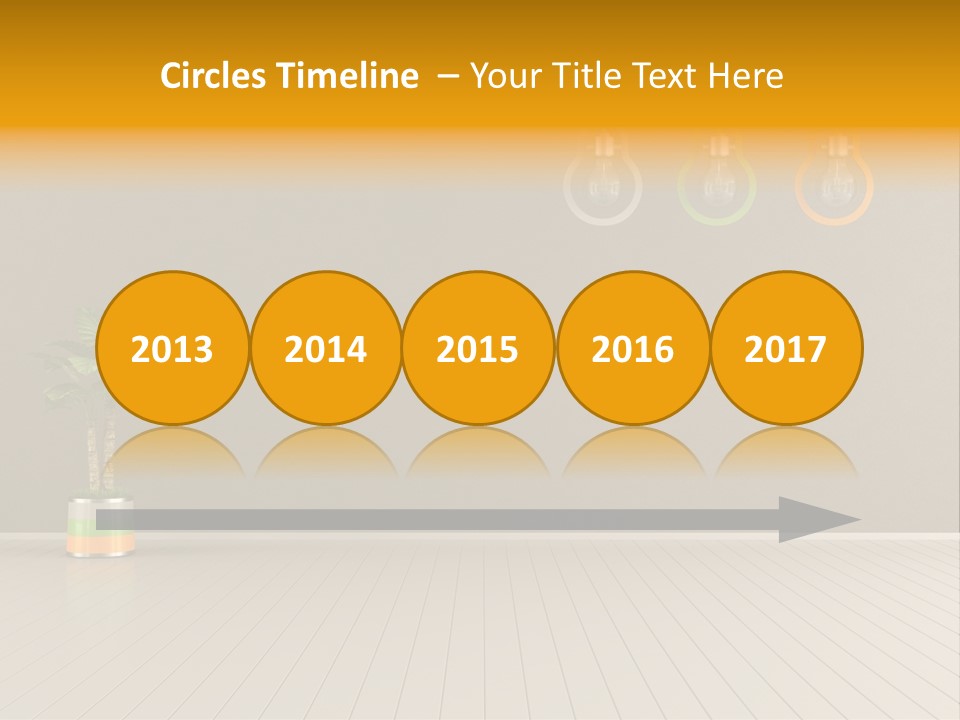 Lamp Style Floor PowerPoint Template