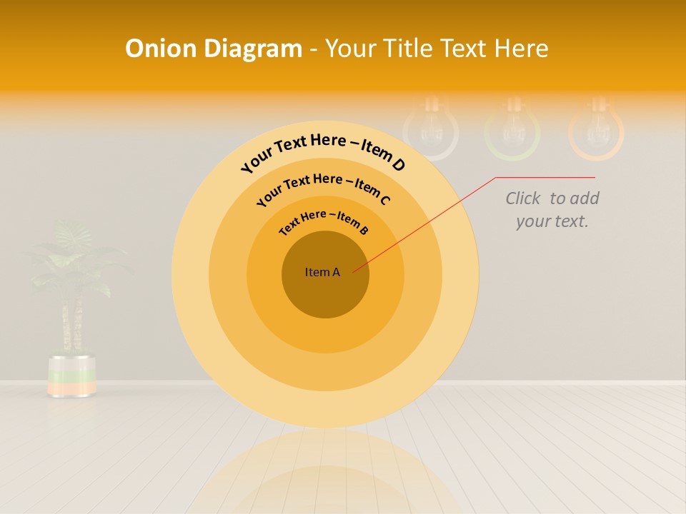 Lamp Style Floor PowerPoint Template