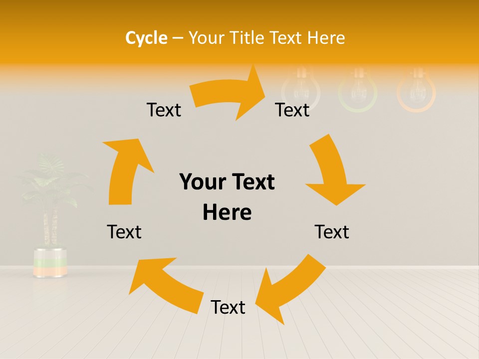 Lamp Style Floor PowerPoint Template