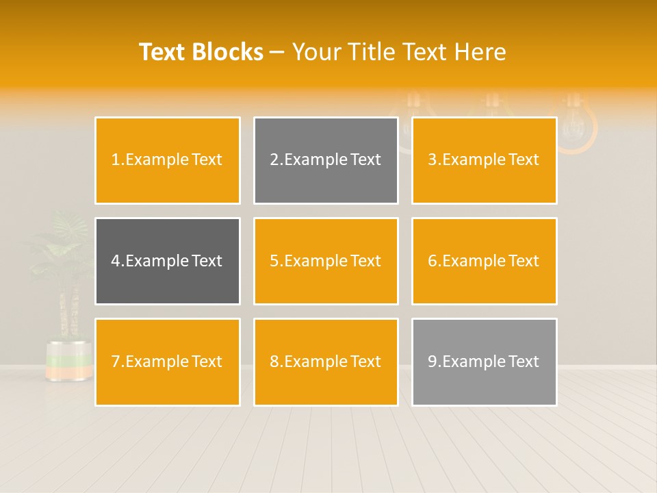 Lamp Style Floor PowerPoint Template