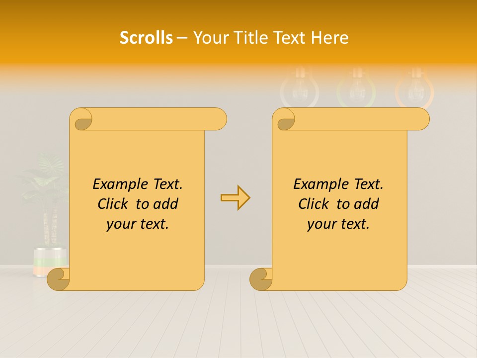 Lamp Style Floor PowerPoint Template