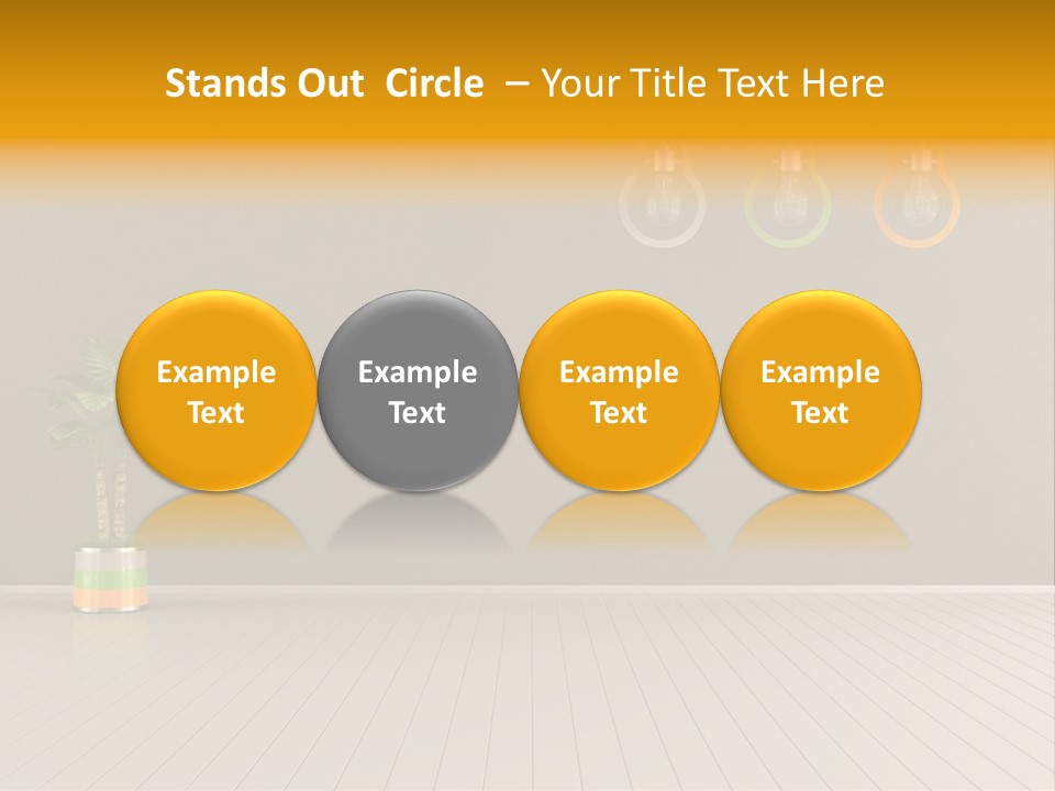 Lamp Style Floor PowerPoint Template