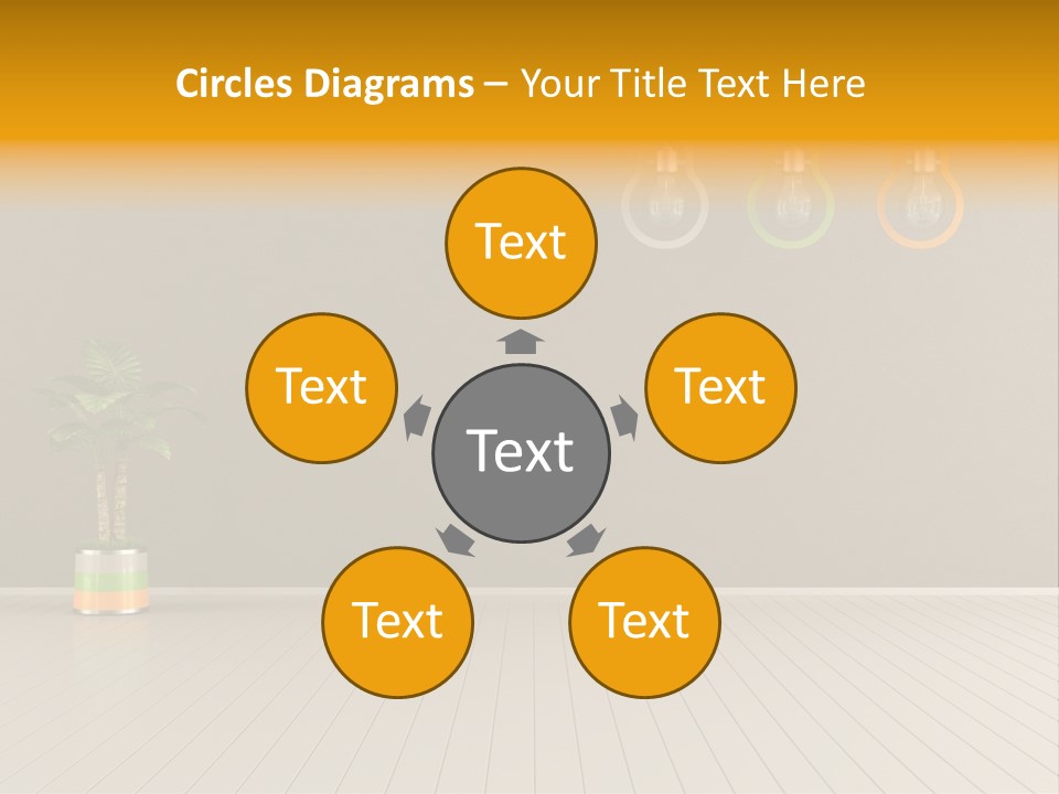 Lamp Style Floor PowerPoint Template