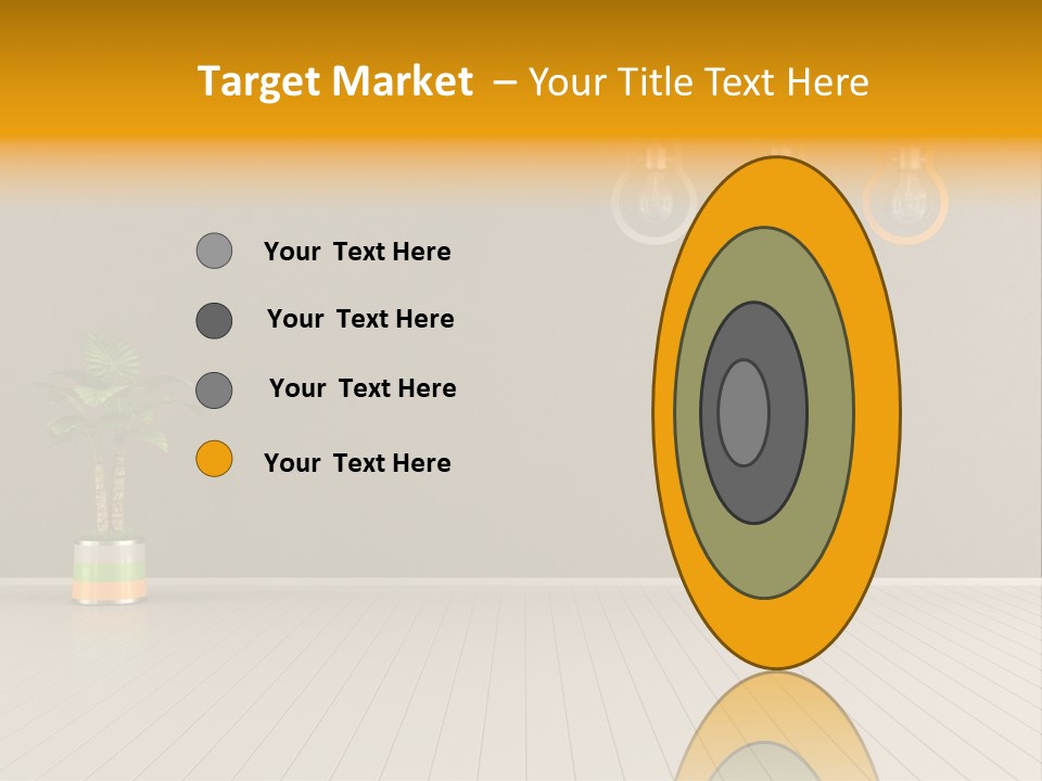 Lamp Style Floor PowerPoint Template