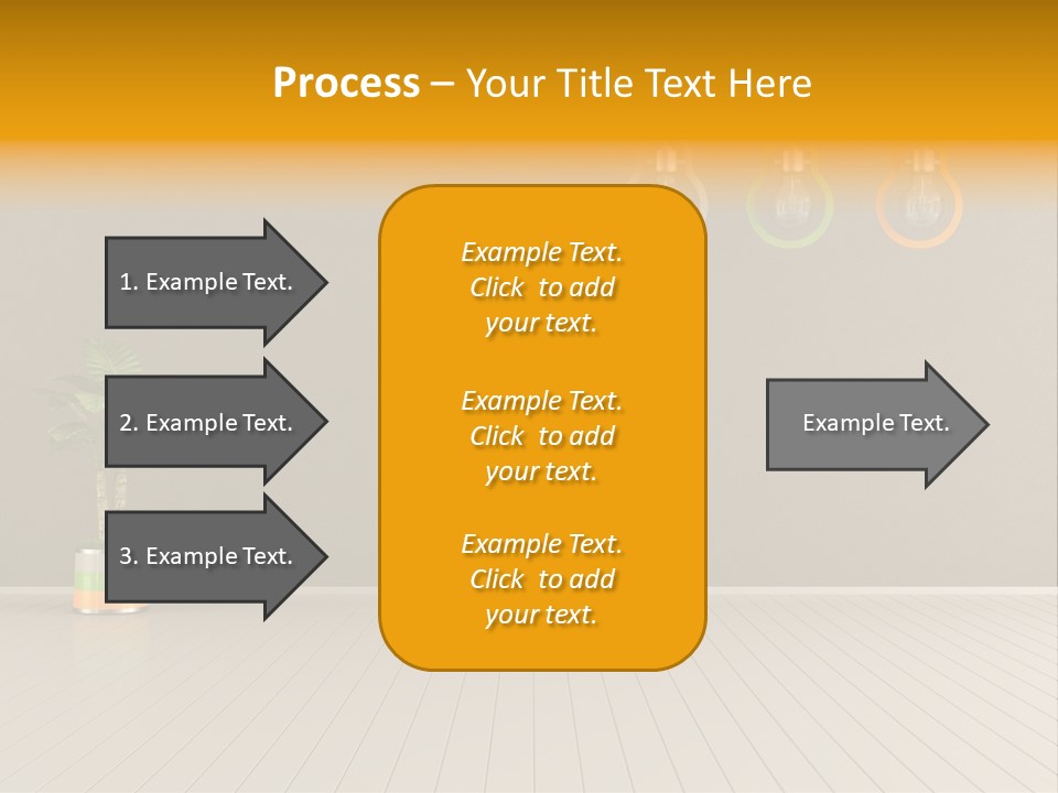 Lamp Style Floor PowerPoint Template