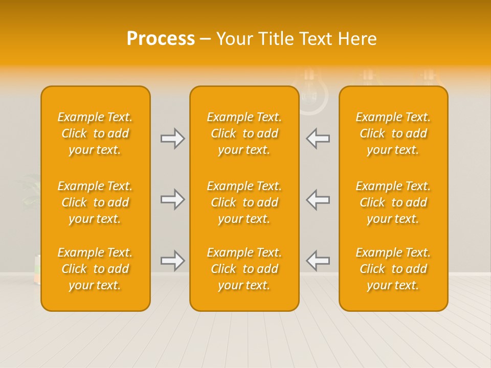 Lamp Style Floor PowerPoint Template