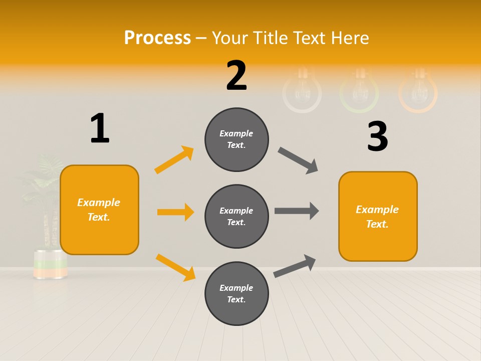Lamp Style Floor PowerPoint Template