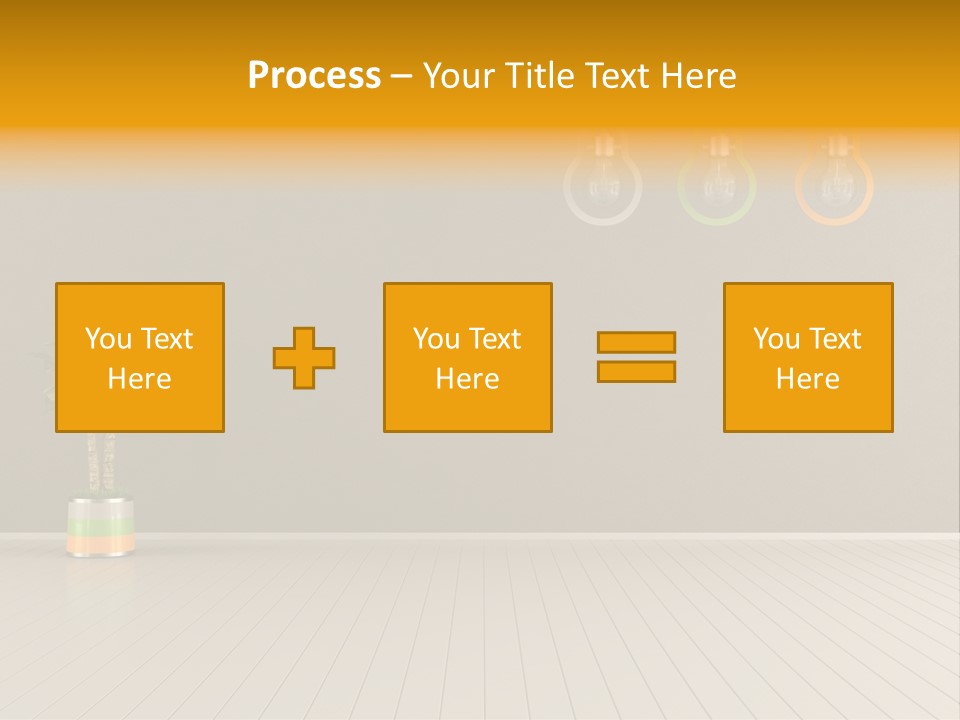 Lamp Style Floor PowerPoint Template