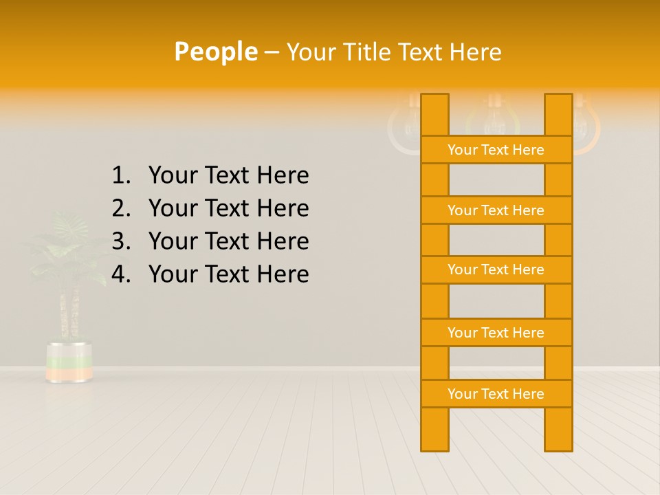 Lamp Style Floor PowerPoint Template