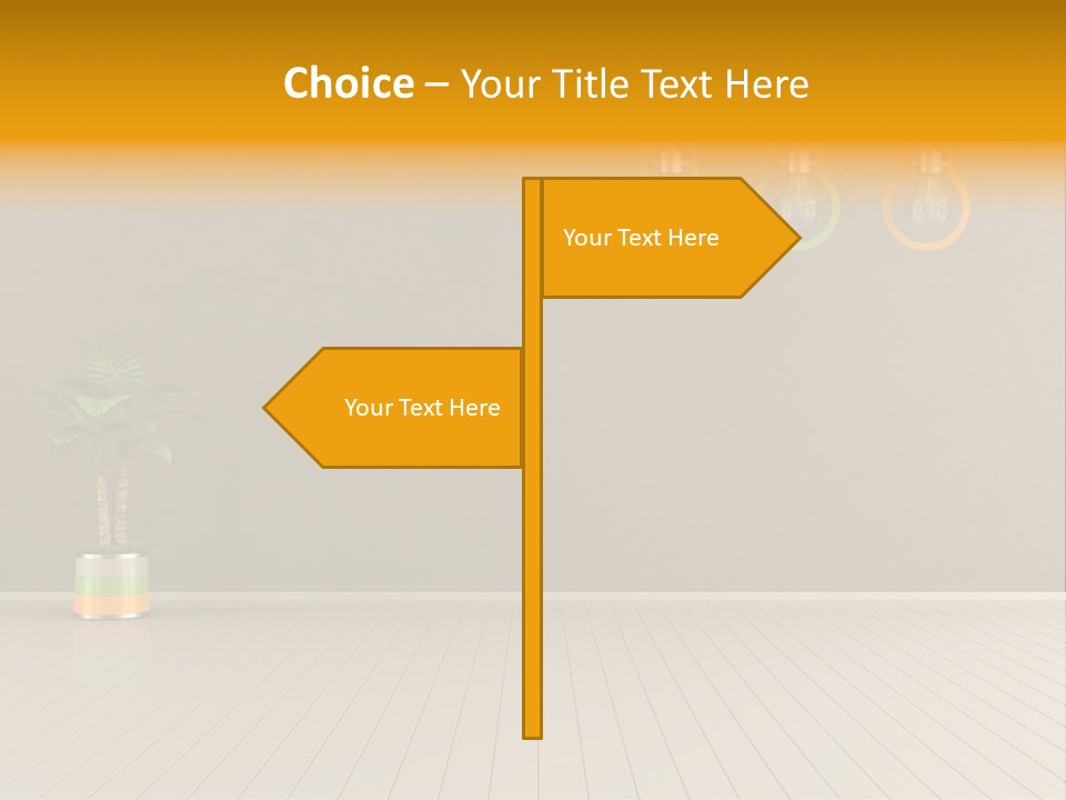 Lamp Style Floor PowerPoint Template