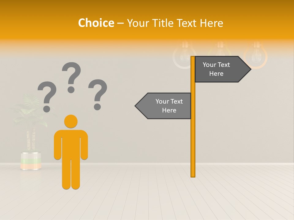 Lamp Style Floor PowerPoint Template