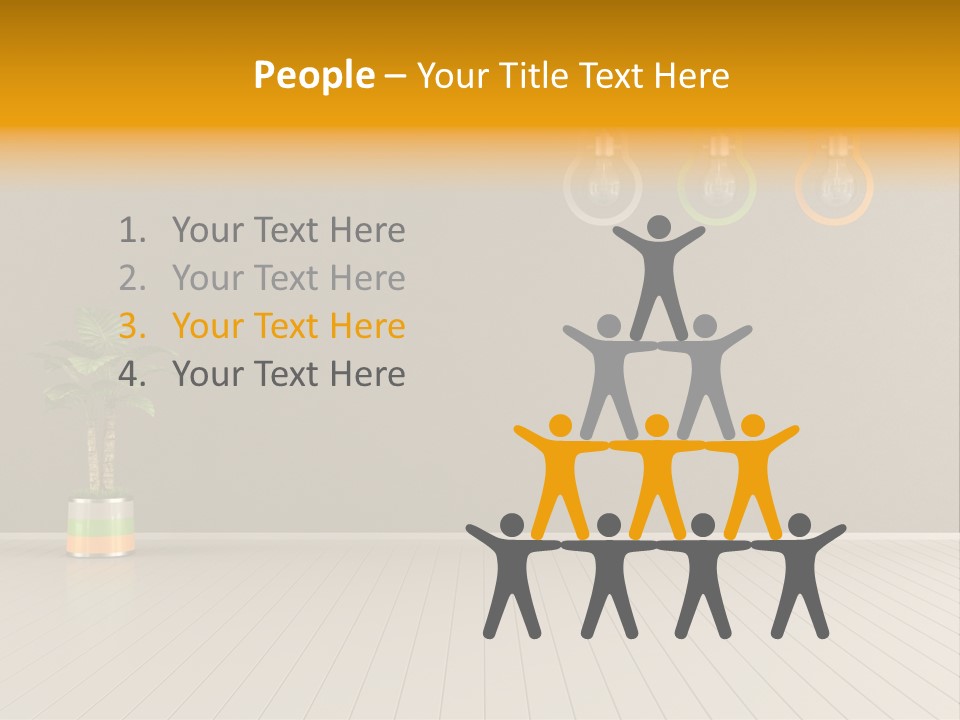 Lamp Style Floor PowerPoint Template