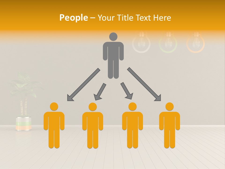 Lamp Style Floor PowerPoint Template