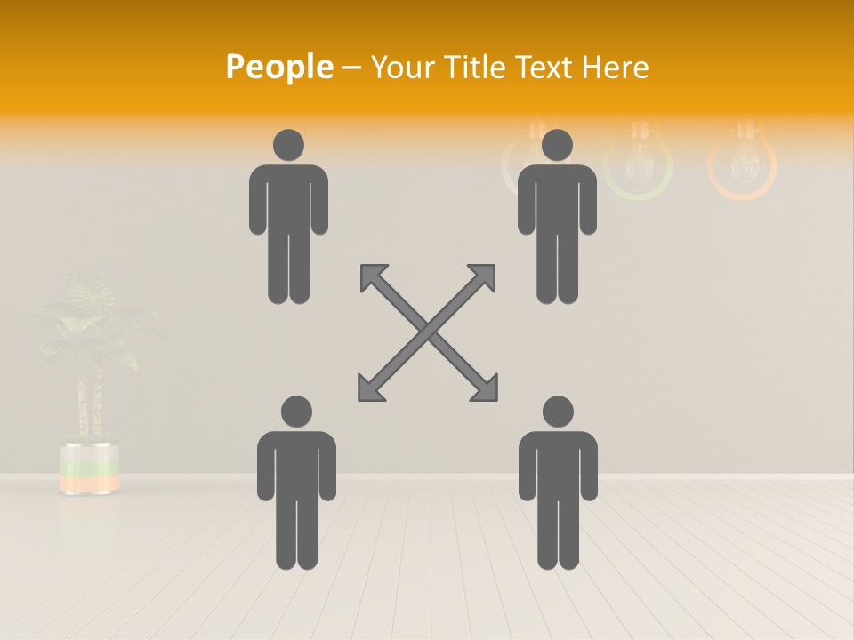 Lamp Style Floor PowerPoint Template