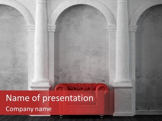 Pillar Grunge Luxury PowerPoint Template